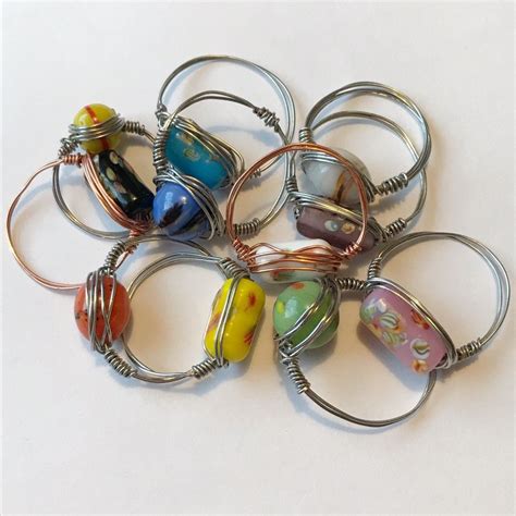 customizable wire rings handmade   depop wire