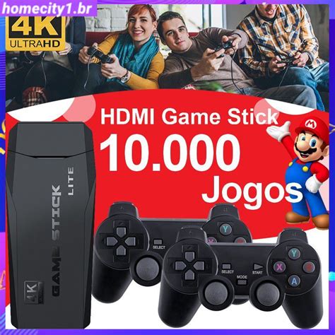 Jogos Hdmi K Bast O De Jogo Sem Fio Dual Console Caixa De