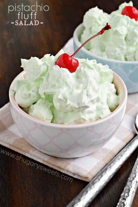 Pistachio Fluff Salad Recipe - Shugary Sweets