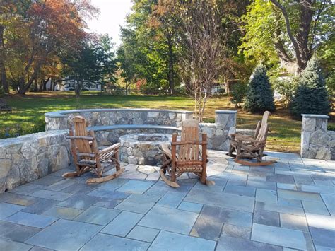 Masonry Transitional Patio New York By Bellantoni Landscape