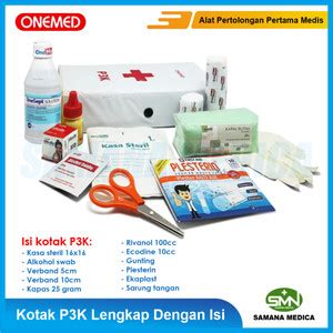 Jual Kotak P3K Lengkap Dengan Isi ONEMED Alat Pertolongan Pertama Medis