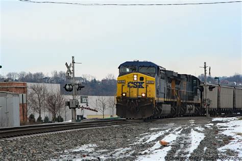 Csx Csx 482 And 591 Lead A Westbound Coal Train Across Ami Flickr