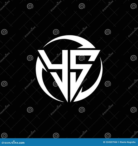 YS Logo Monogram Design Template Stock Vector Illustration Of Initial