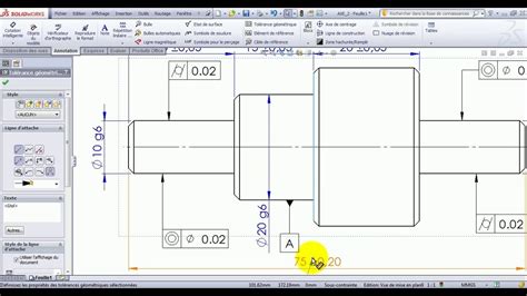 Mise En Plan Dune Pièce Sous Solidworks Youtube