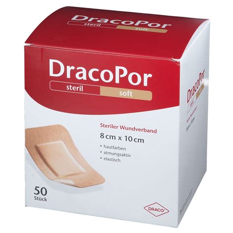 DracoPor Soft Wundverband Hautfarben Steril 8 X 10 Cm 50 St Shop Apotheke