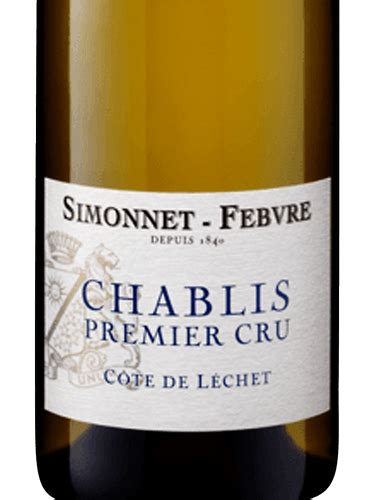 Simonnet Febvre Côte de Lechet Chablis Premier Cru Vivino US