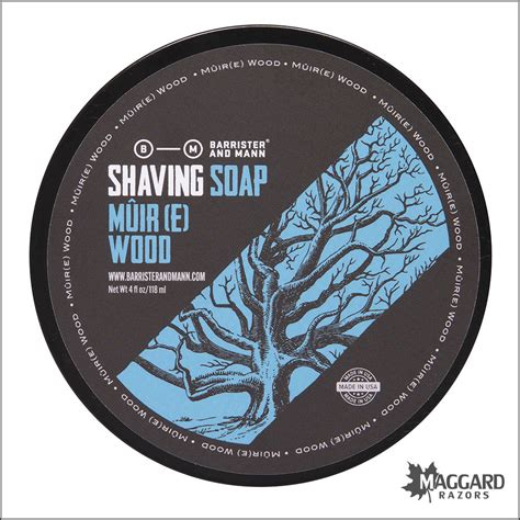 Barrister And Mann Mûir E Wood Shaving Soap 4oz Omnibus Base — Maggard Razors