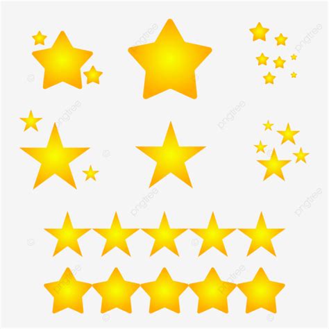 Element Star Cartoon Illustration Vector Star Ornament Element Png