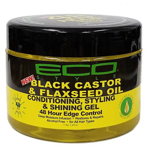 Eco Styler 48 Hour Black Casto Conditioning Styling Gel 11oz