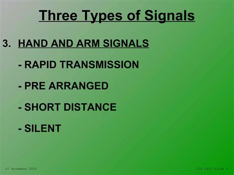 Ics0903 Hand And Arm Signals Ppt