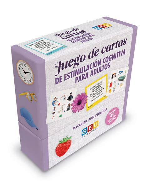 Juego De Cartas De Estimulación Cognitiva Para Adultos Geu