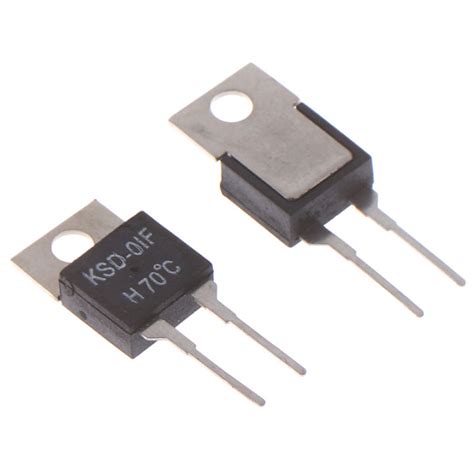 Lngbo Pcs Normally Open Thermal Switch Temperature Sensor Thermostat