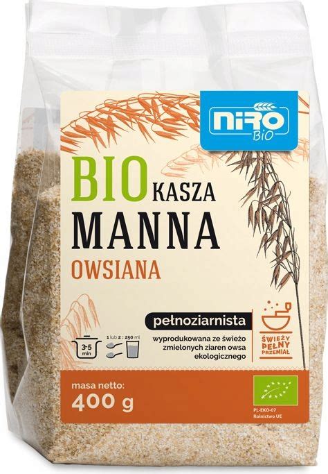 Bio Kasza Manna Owsiana Pe Noziarnista G Eko Allegro Pl