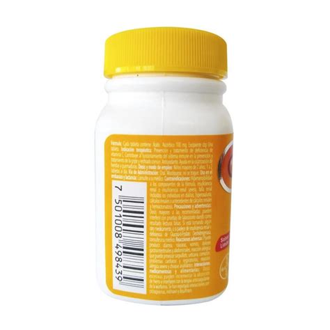 Redoxon Inf Acido Ascorbico 100 Mg Tableta Masticable