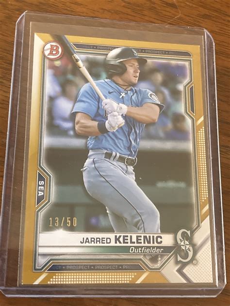 Bowman Prospects Gold Parallel Jarred Kelenic Bp Rookie