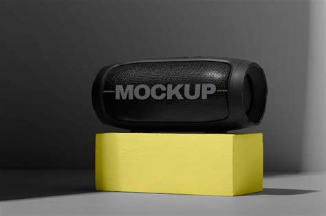 Premium Psd Monochrome Speaker Mockup