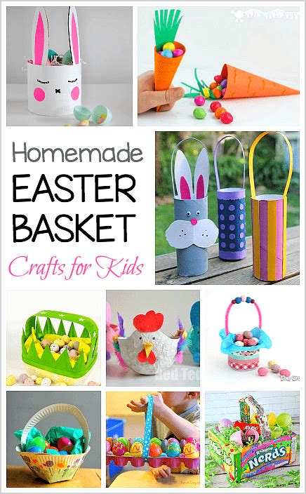 12 Adorable Homemade Easter Basket Crafts For Kids Buggy And Buddy