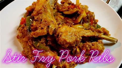 Stir Fry Pork Ribs Youtube