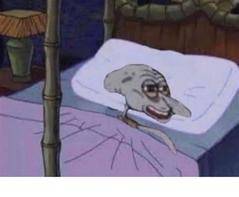 Squidward in bed Blank Template - Imgflip