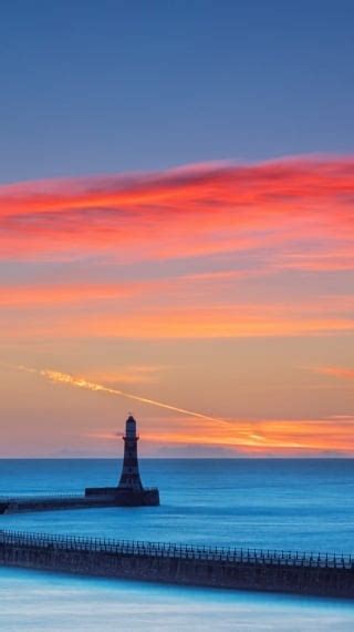 Atardecer Morado En La Playa Fondo De Pantalla Id1414