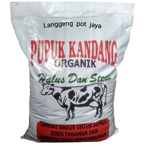 Jual Pupuk Kandang SAPI ORGANIK Halus Dan Steril Jakarta Barat