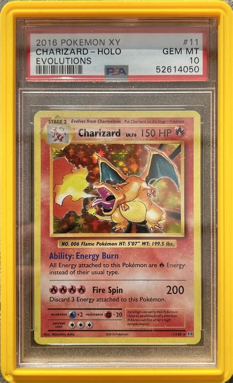 Charizard 2016 XY Evolutions 011 108 Holo Price Guide Sports Card