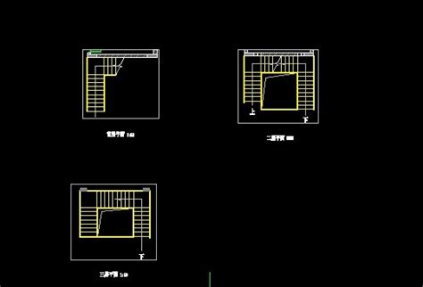 Cad别墅 3跑楼梯大样图，怎么画啊？ 3d溜溜网