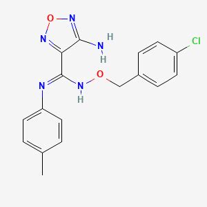 4 Amino N 4 Chlorobenzyl Oxy N 4 Methylphenyl 1 2 5 Oxadiazole 3