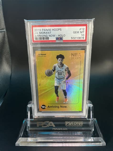 2019 20 Panini NBA Hoops Arriving Now Holo 12 Ja Morant Ja Morant