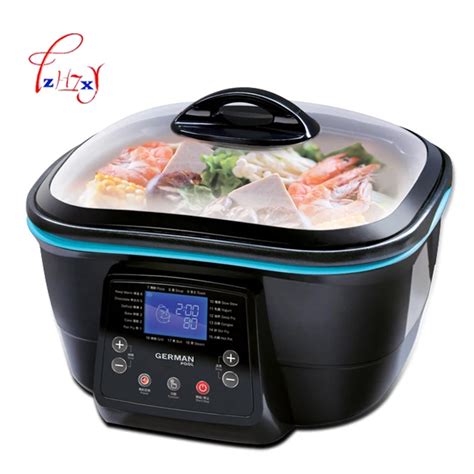 Multi Function L Electric Health Pot Electric Cooker Hot Pot Grill Steam Pan Fry Deep Fry Bake