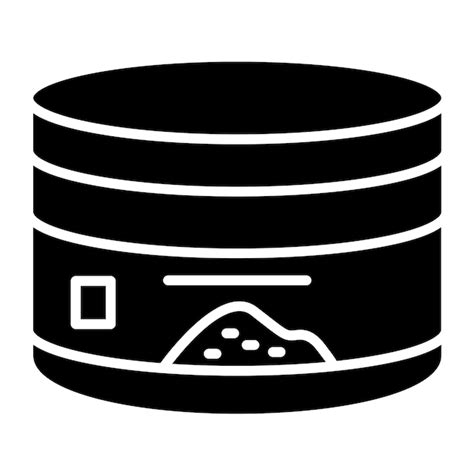 Le Style De L'icône De La Poudre De Conception Vectorielle | Vecteur ...