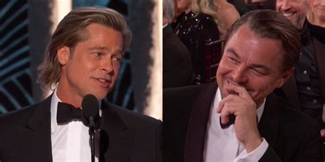 Golden Globes Brad Pitt Y Su Broma A Leo DiCaprio Sobre Titanic Que