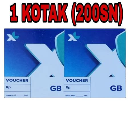 Jual Voucher Kosong Xl Kotak Sn Shopee Indonesia