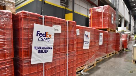 Fedex Delivers Critical Aid Commits More Than Million