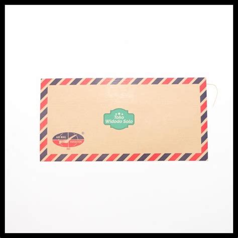 Jual Amplop Coklat Airmail Tali Pack Isi Buah X Cm Shopee