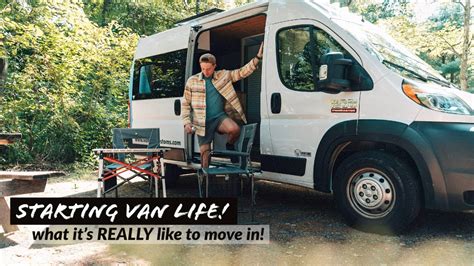 Beginning Full Time Van Life What It S Like To Move Into A Converted Dodge Promaster Youtube