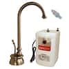 Westbrass In Calorah Handle Hot Water Dispenser Faucet With Instant Hot Heating Tank