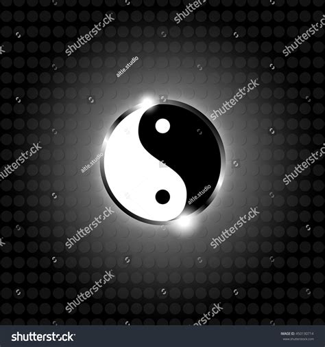 Vector Illustration Of Yin Yang Symbol And Royalty Free Stock Vector