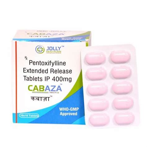 Cabaza Trental Pentoxifylline Mg Tablet For Hospital Packing