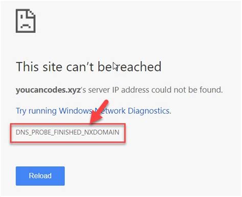 Solved How To Fix Dns Probe Finished Nxdomain Error Tsa