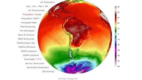 Mid Winter Temperatures Above 35 Degrees Celsius In South America Leave