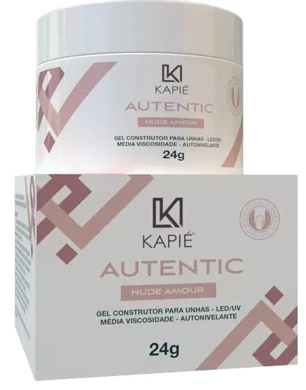 Gel Autentic Nude Amour Kapie Dom Doca Esmalteria