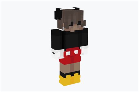 Mickey Mouse Minecraft Skin Derp