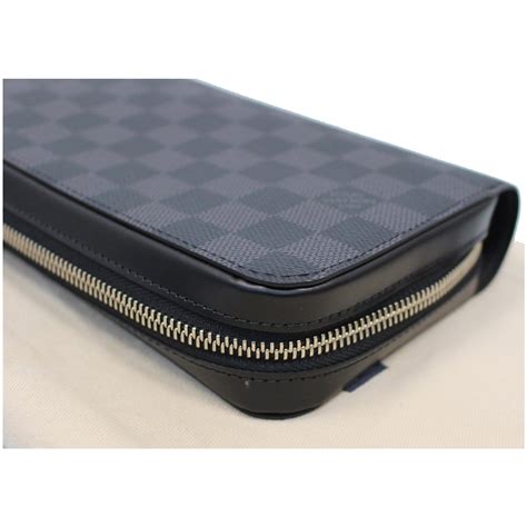 Louis Vuitton Zippy Xl Damier Graphite Wallet Black