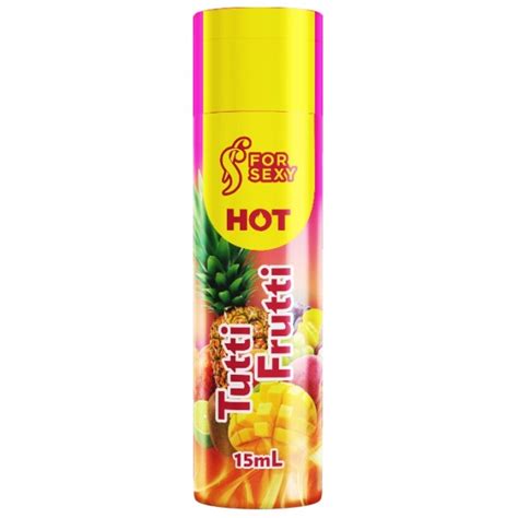 Gel Hot Comestível Sabor Tutti Frutti 15 ml Shopee Brasil