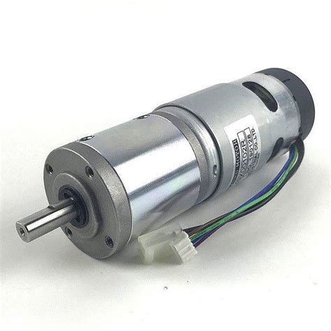 12V 120RPM 18kgfcm Planetary DC Geared Motor With Encoder