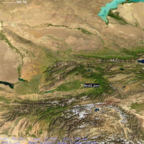 ANDIJON Geography Population Map cities coordinates location - Tageo.com