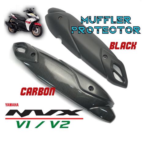 MUFFLER PROTECTOR YAMAHA NVX 155 V1 V2 NVX155 EXHAUST COVER MUFFLER