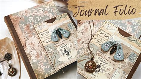 Junk Journal Folio With Flips Pockets Flip Through YouTube