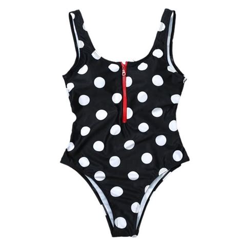 Maillot De Bain Femmes Bikini Rayures Taille Maillot De Maillot De Bain Slim Monokini Slim